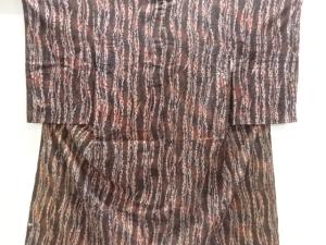 アンティーク　枝垂れ柳模様長襦袢